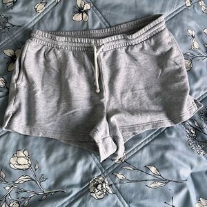 American Eagle Outfitters Light Gray Athletic Shorts